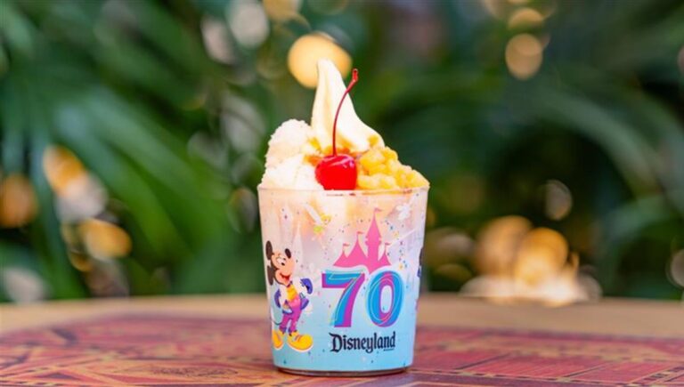 Disneyland 70th Anniversary Dole Whip in Souvenir Cup