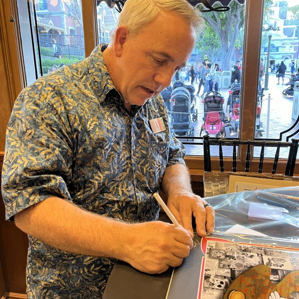 Disneyland Dave Avanzino Artist Signing