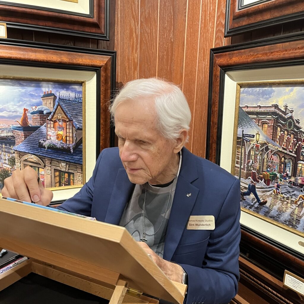 Disneyland Thomas Kinkade Studios Artist Signing