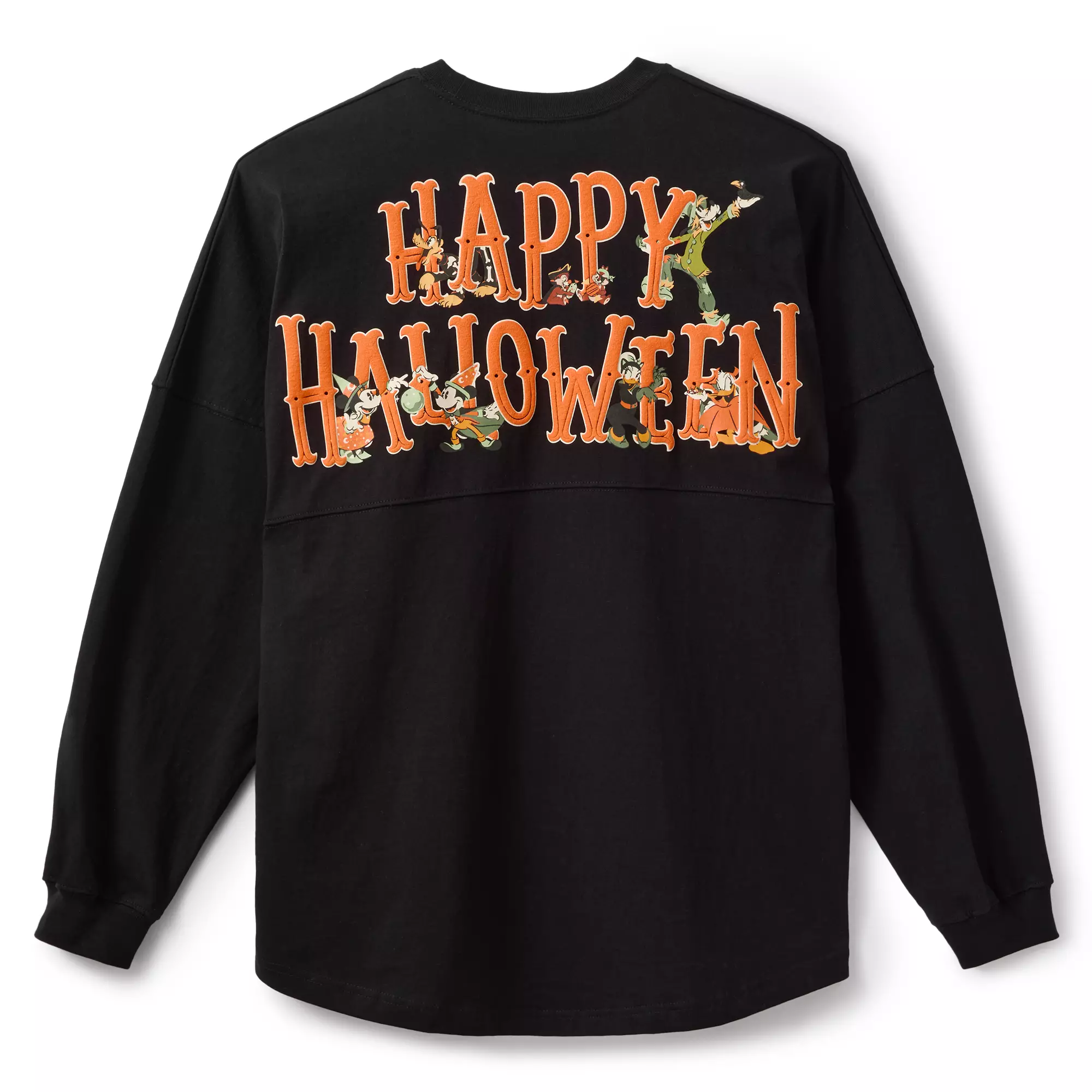 Mickey Mouse and Friends Halloween Spirit Jersey for Adults Back