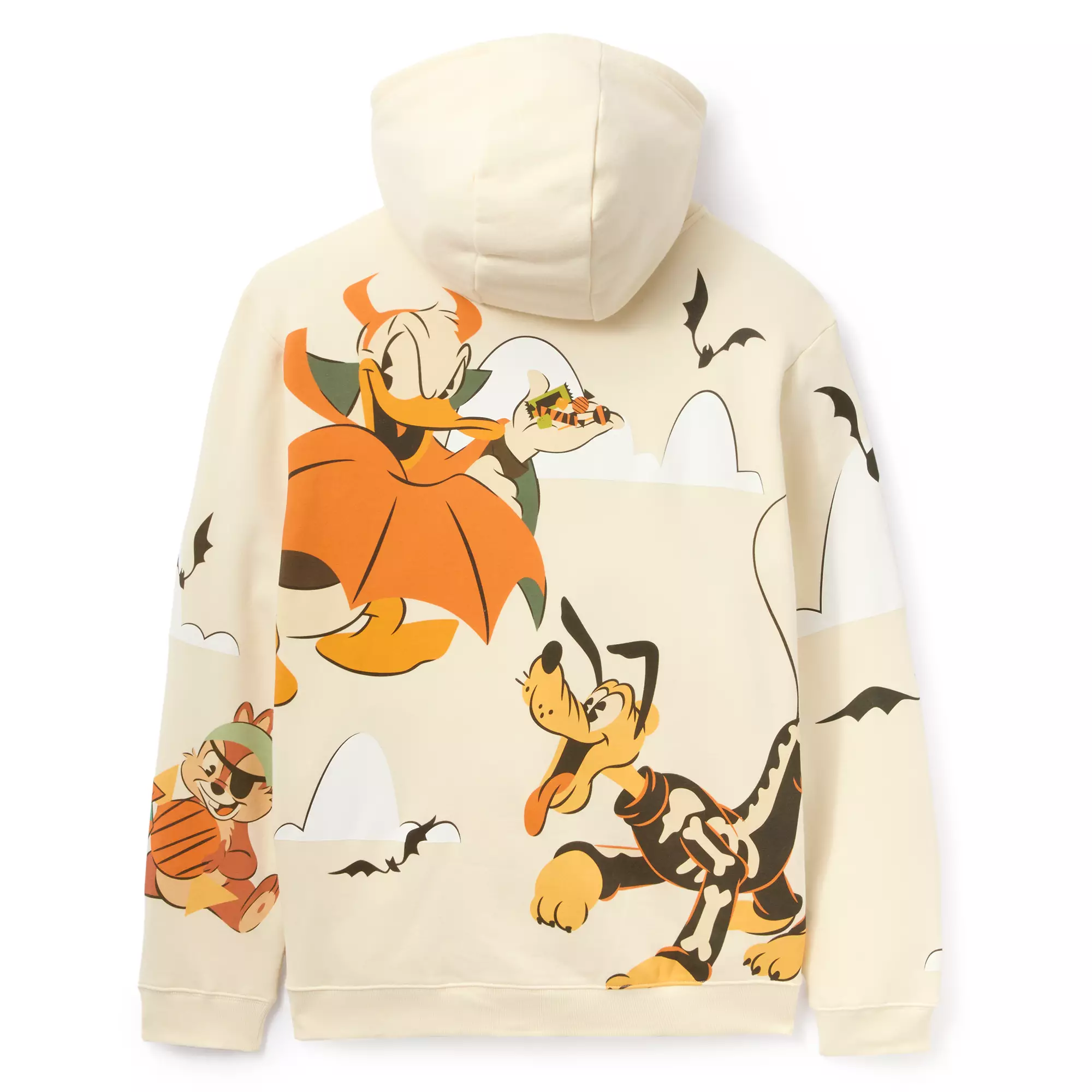 Mickey Mouse and Friends Halloween Zip Hoodie for Adults Back