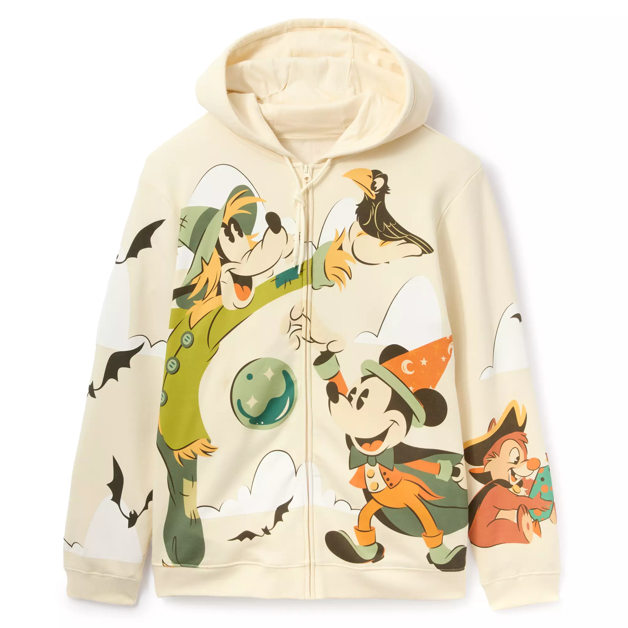 Mickey Mouse and Friends Halloween Zip Hoodie for Adults