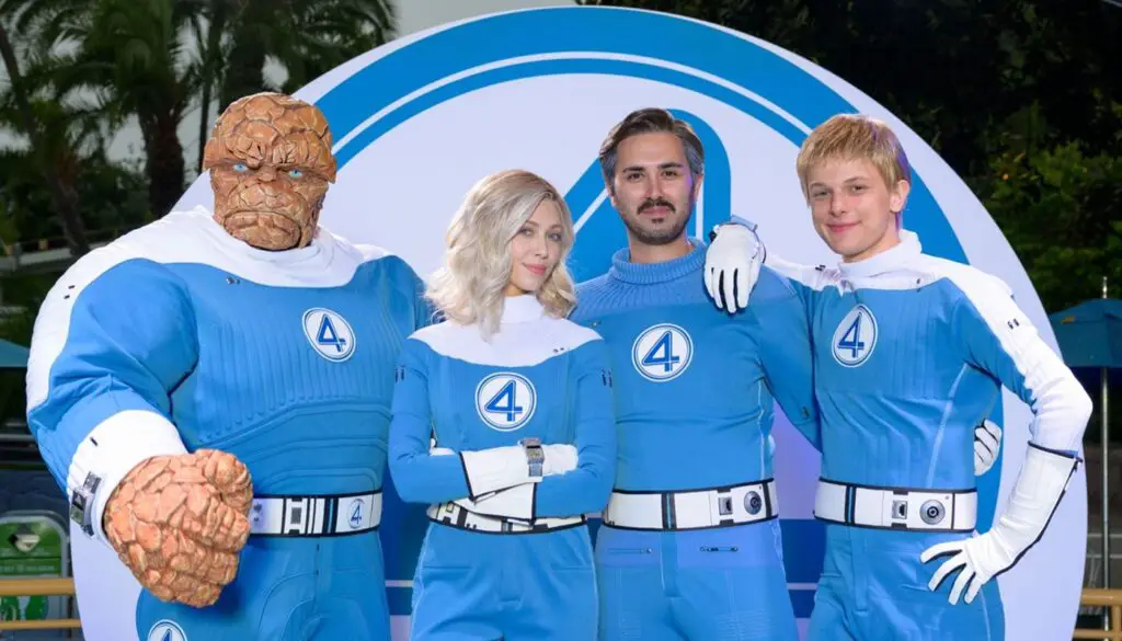 The Fantastic Four at Disneyland