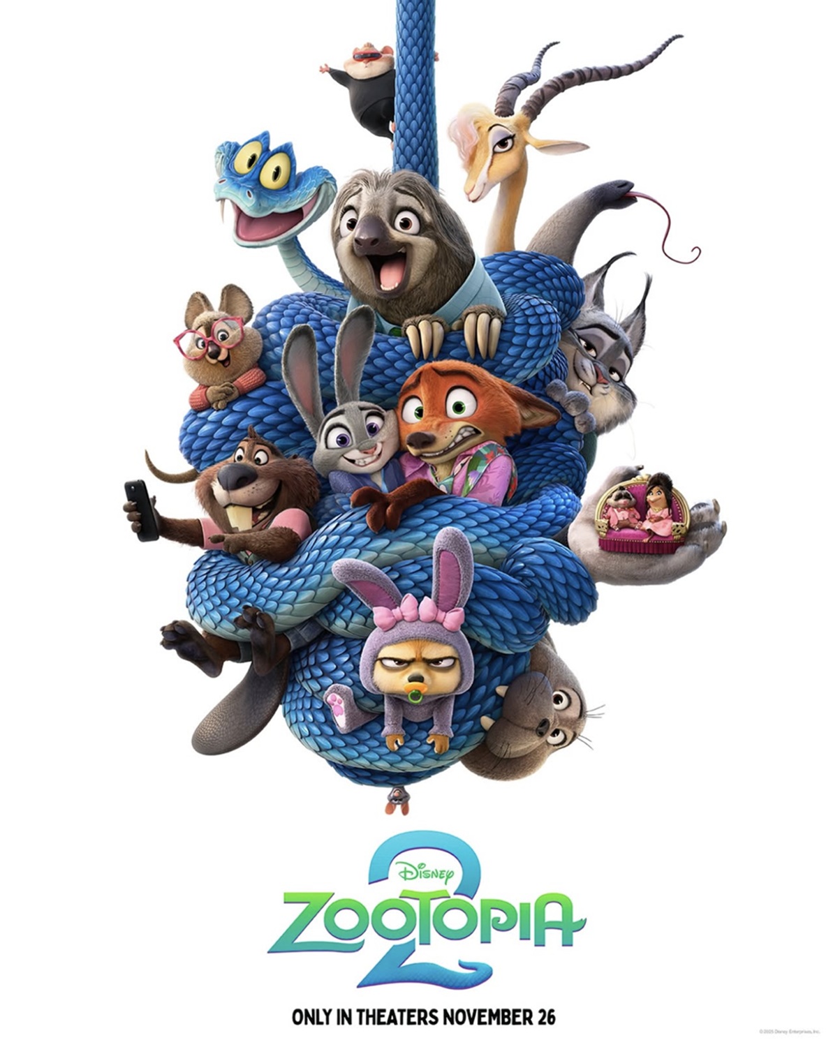 Walt Disney Animation Studios Zootopia 2 Poster
