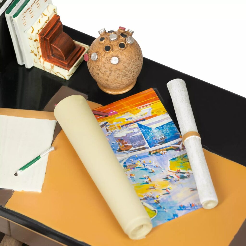 Walt Disney Talking Figure – Disneyland 70th Anniversary - Desk Closeup