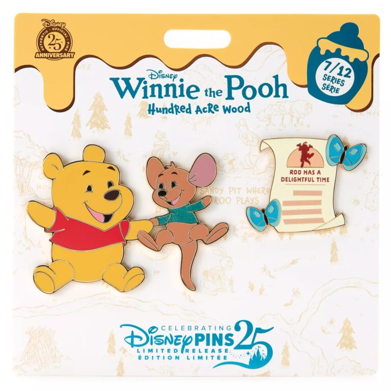 Winnie the Pooh and Roo Pin Set – Hundred Acre Wood Series – 2-Pc. – July