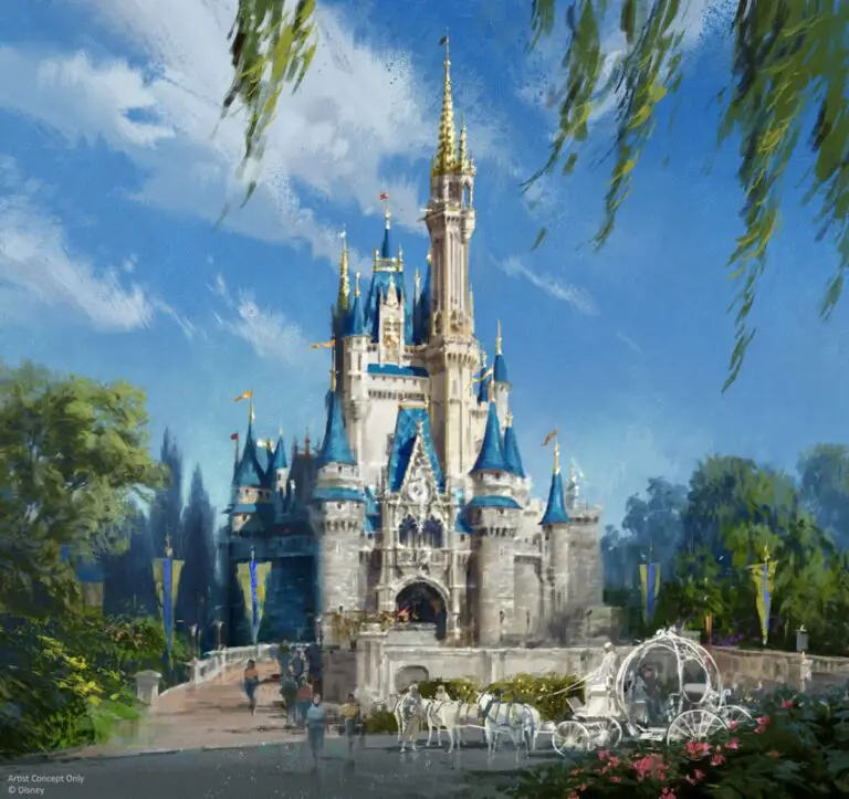 A new color palette for Cinderella Castle