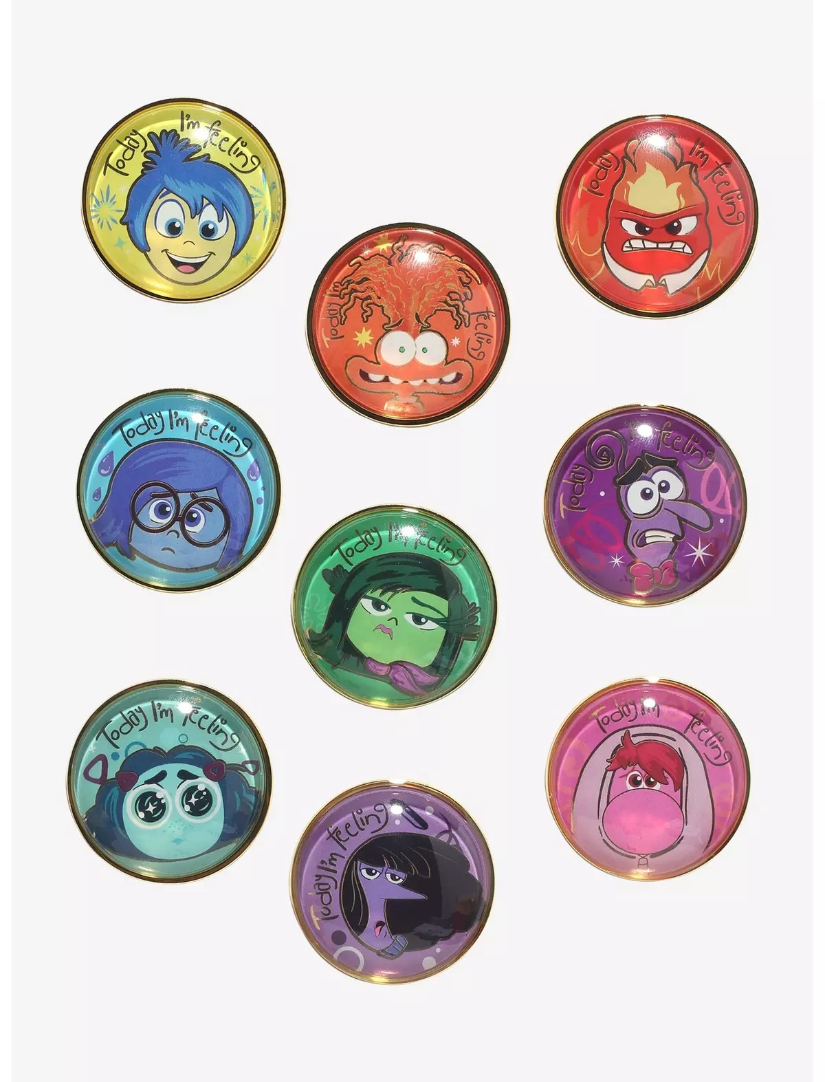 Disney Pixar Inside Out Emotions Blind Box Enamel Pin - BoxLunch Exclusive