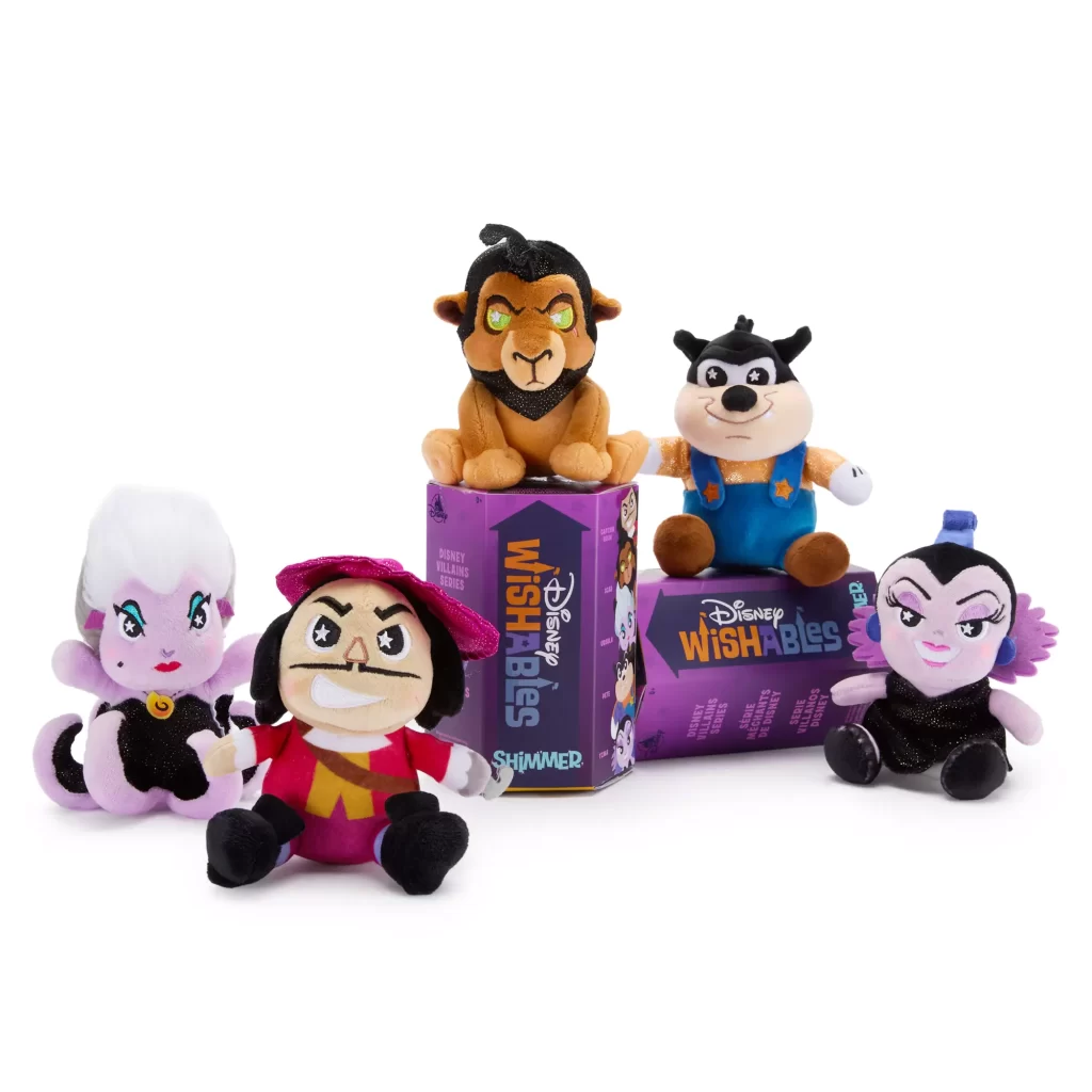Disney Wishables Shimmer Mystery Plush – Disney Villains Limited Release
