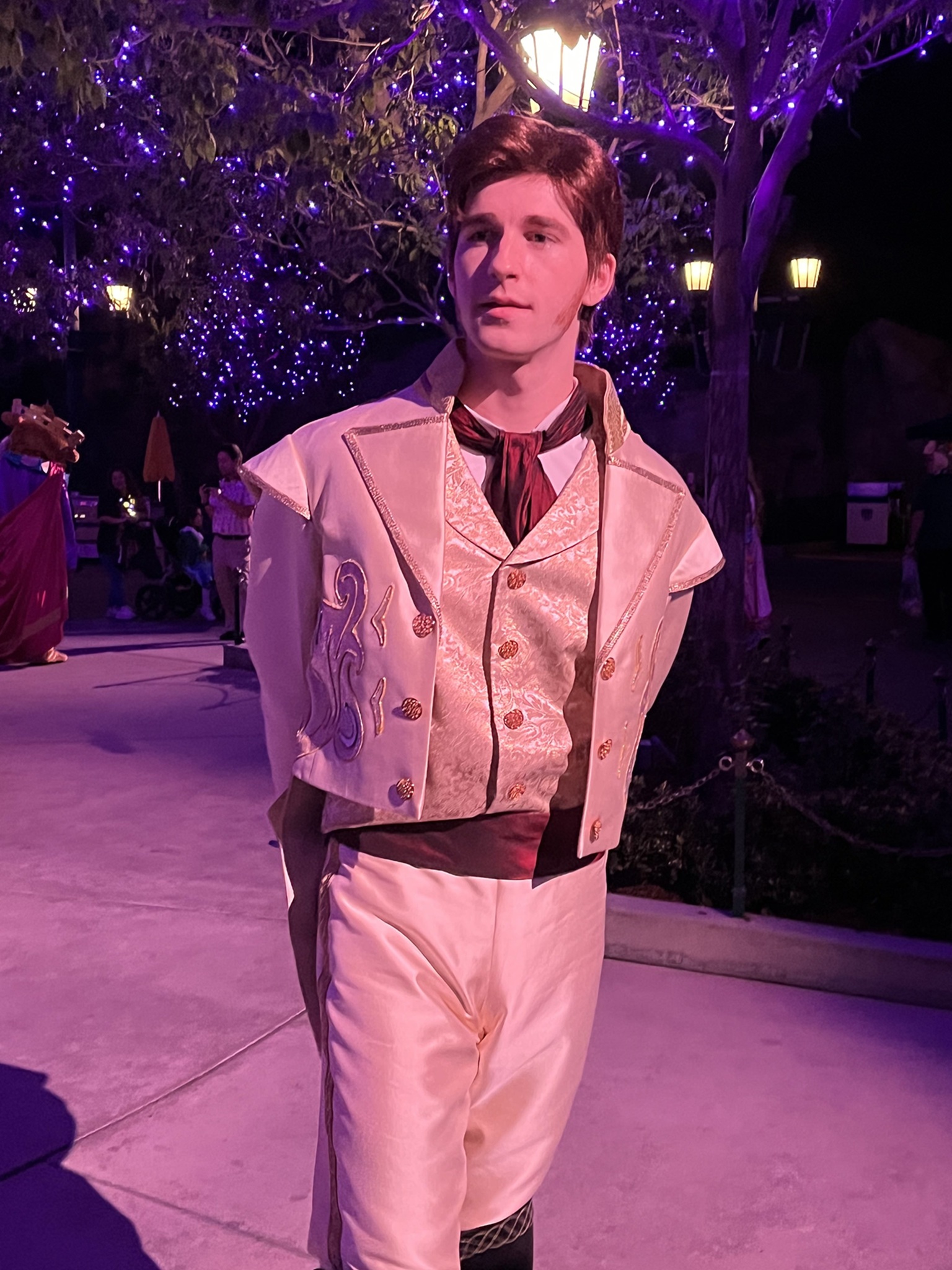 Hans from Frozen at Oogie Boogie Bash
