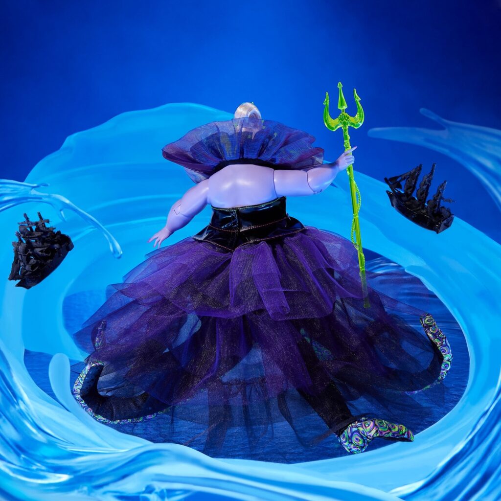 Mattel Unveils New Collectible Disney Ursula Doll Joining the Disney Darkness Descends Series - Backside