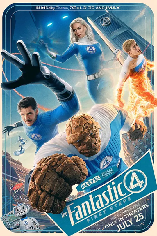 The Fantastic Four First Steps Movie Poster