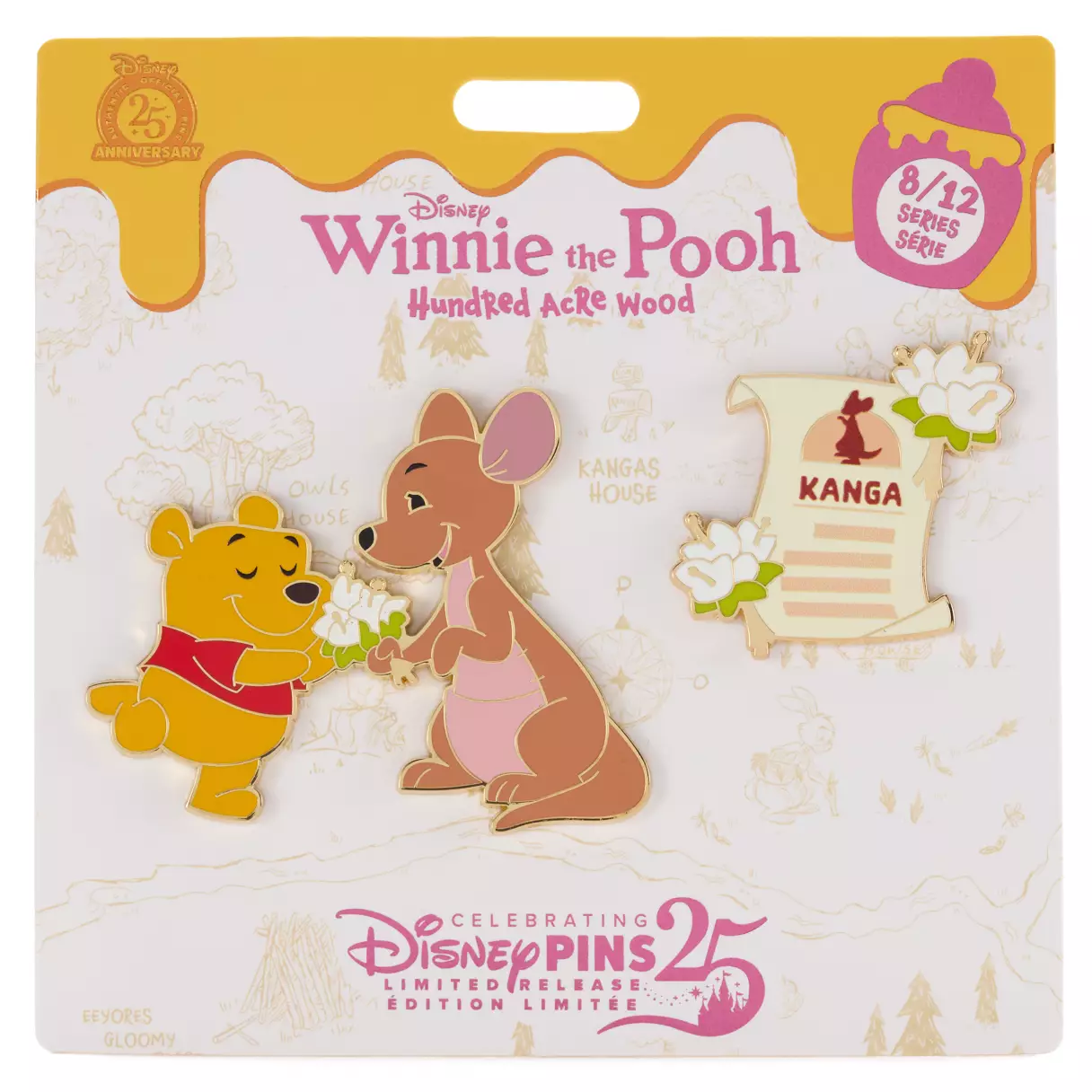 Winnie the Pooh and Kanga Pin Set – Hundred Acre Wood Series – August – Limited Release