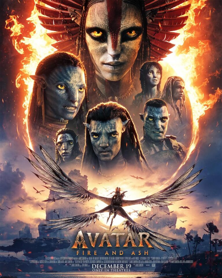 Avatar Fire and Ash Movie Poster