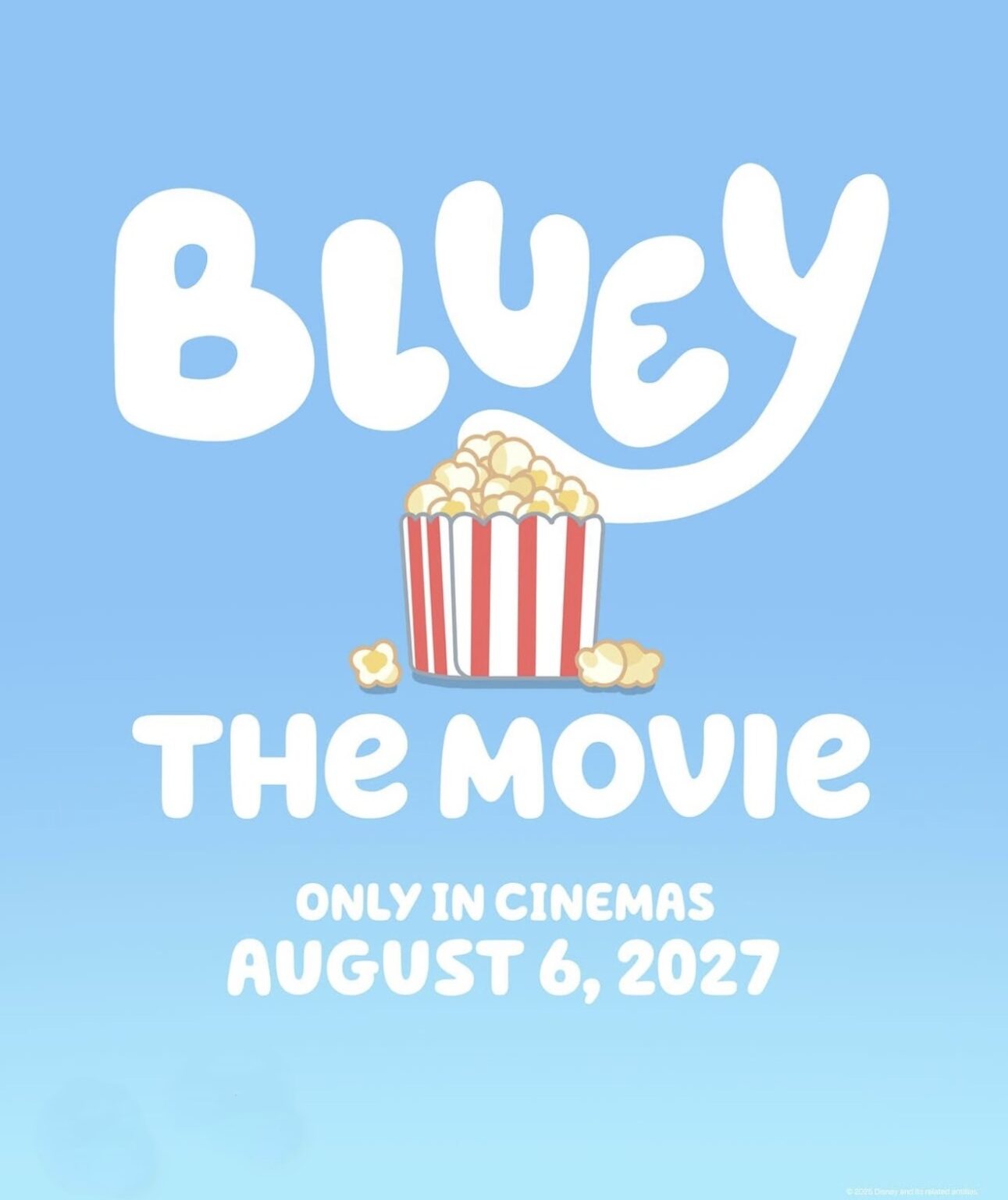 Bluey The Movie coming to Theaters in 2027 | Disney Mouseketeer
