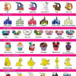 Disneyland 2025 Hidden Disney Pins B Series Preview Sheet