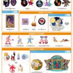 Disneyland Paris October 2025 Pins Preview Sheet