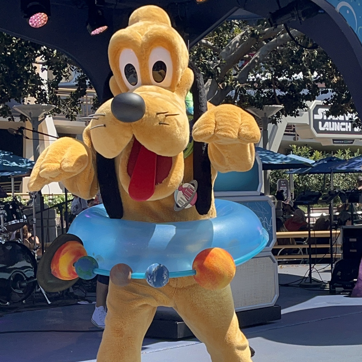 Disney's Pluto at Stitch's Intergalactic Dance Party