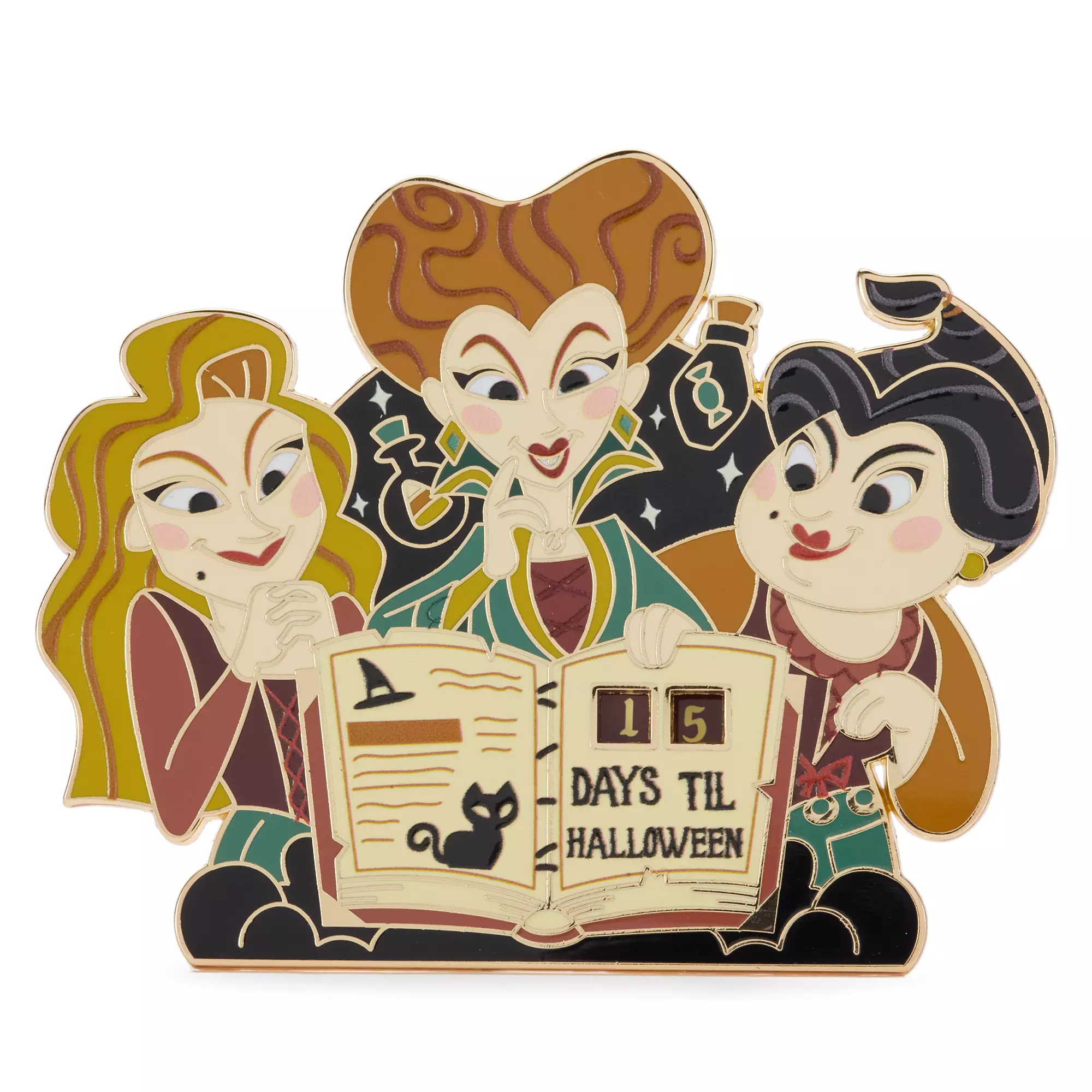 Hocus Pocus Jumbo Halloween Countdown Pin 2025 – Limited Release Pin