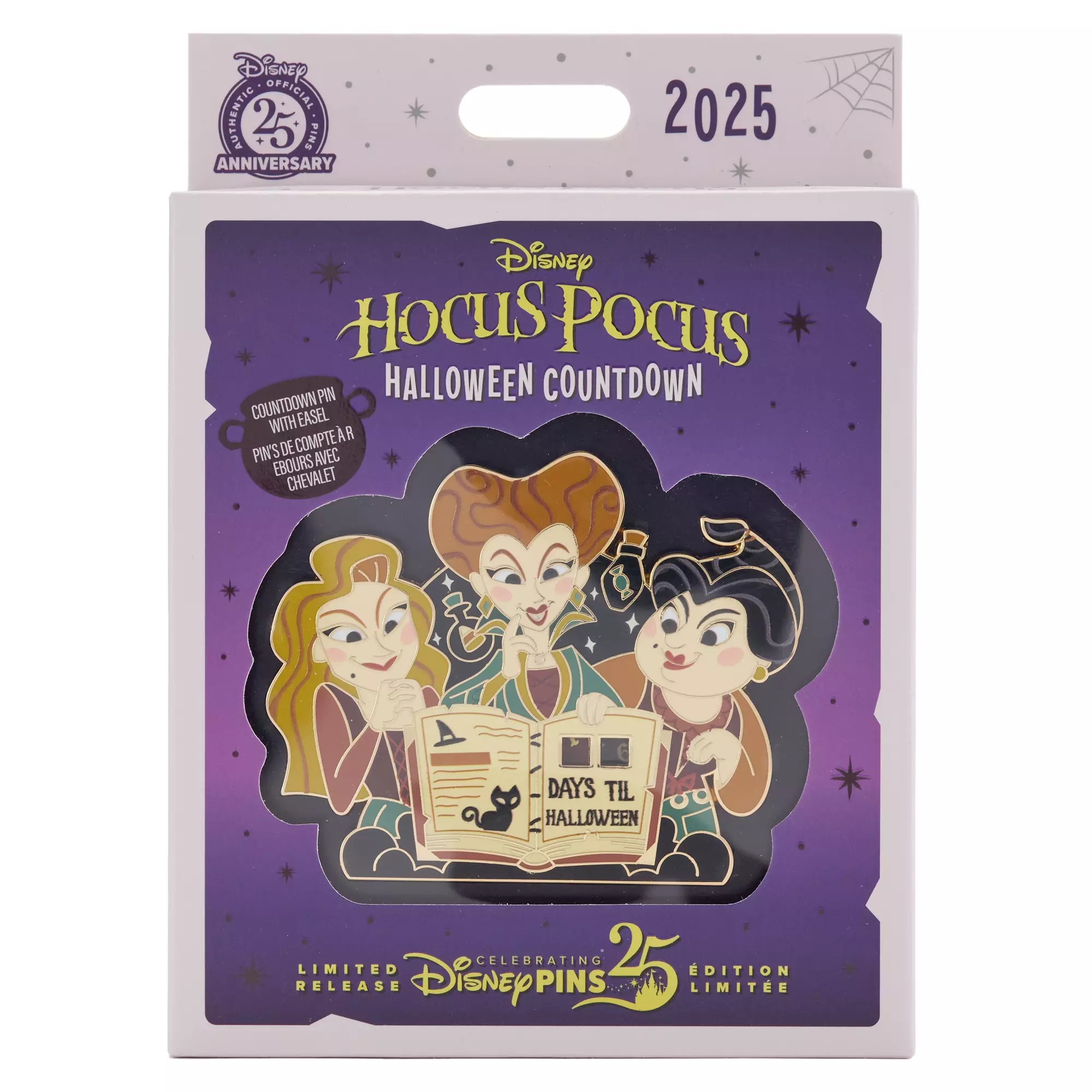Hocus Pocus Jumbo Halloween Countdown Pin 2025 – Limited Release Box