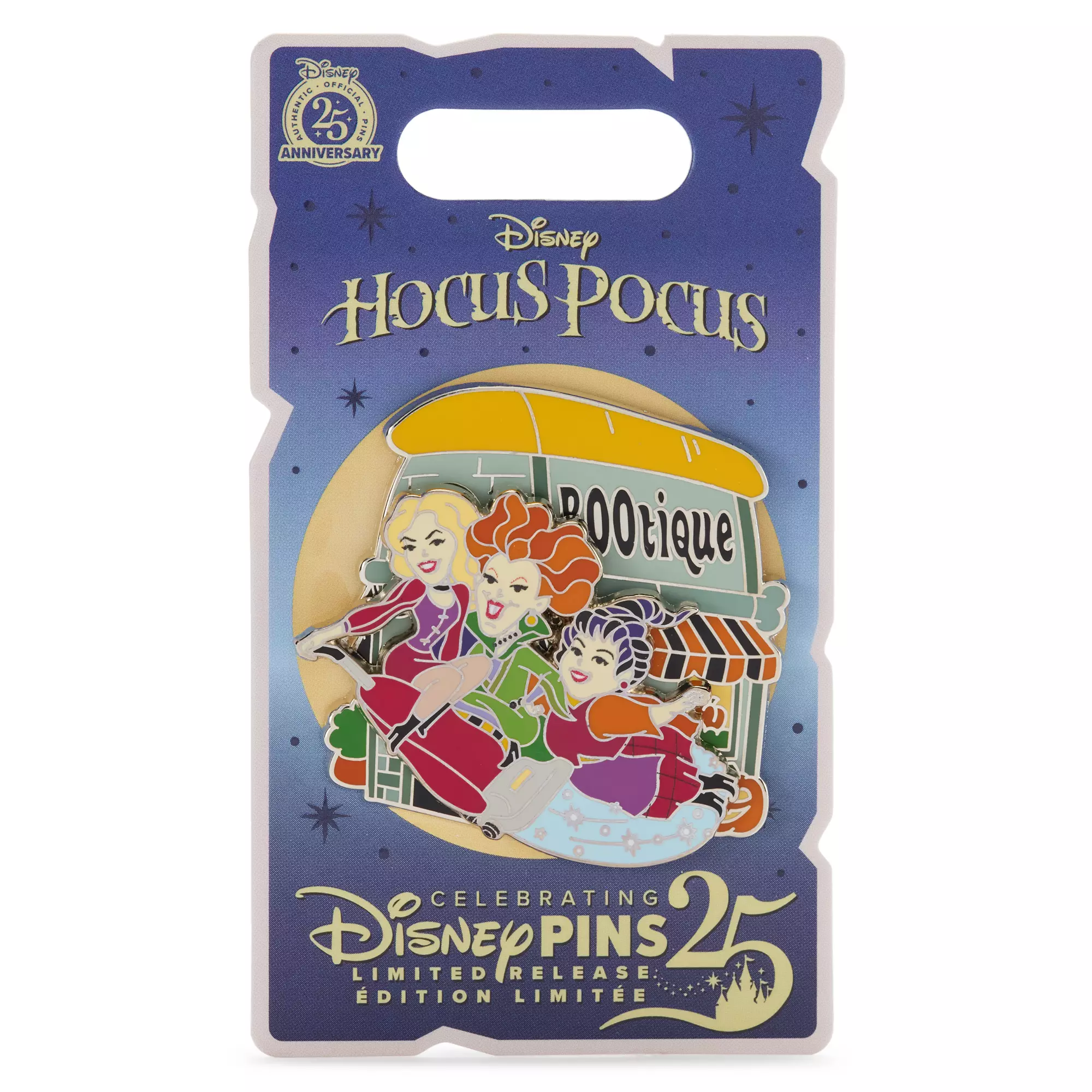 Sanderson Sisters Pin – Hocus Pocus – Limited Release Pin on Card