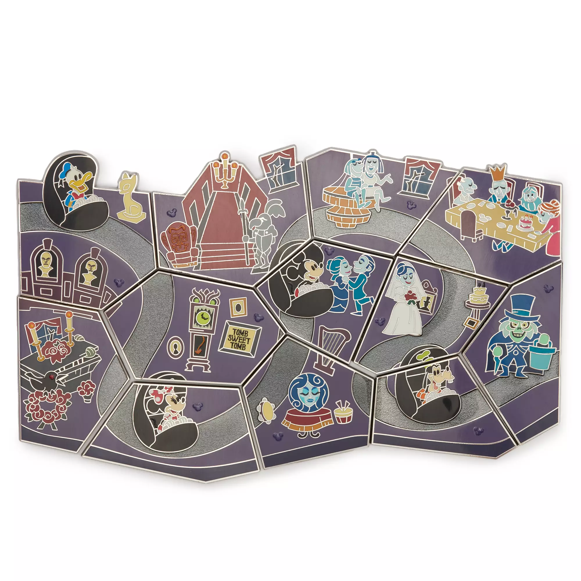 The Haunted Mansion Mystery Pin Blind Pack – Disney Attraction Map Puzzles Series – 1-Pc. – Limited Edition