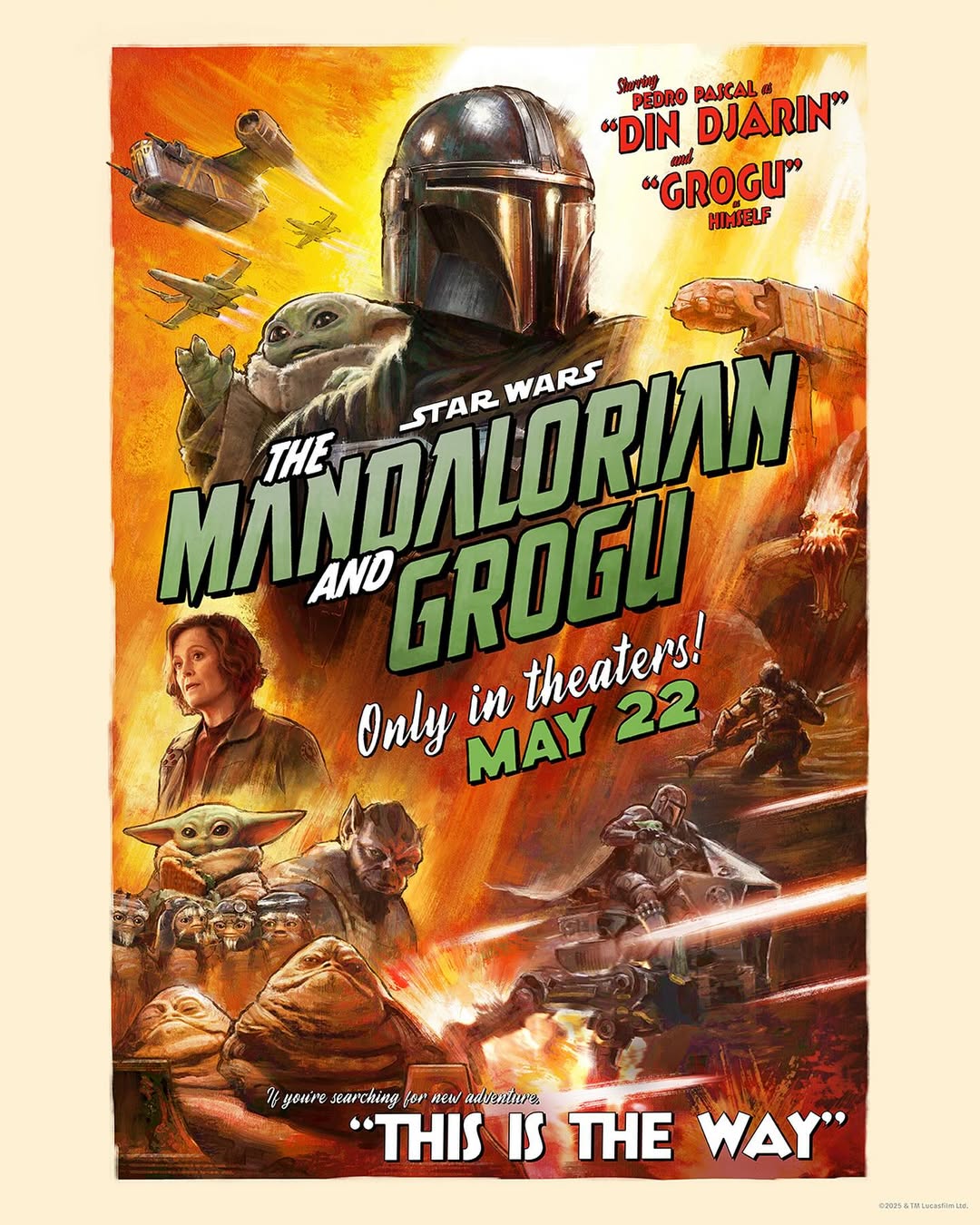 The Mandalorian and Grogu Movie Poster