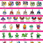 Walt Disney World 2025 Hidden Disney Pins B Series Preview Sheet