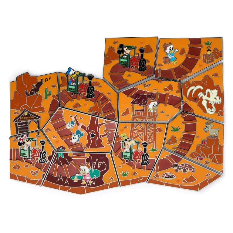 Big Thunder Mountain Railroad Mystery Pin Blind Pack – Disney Attraction Map Puzzles Series – 1-Pc. – Limited Edition