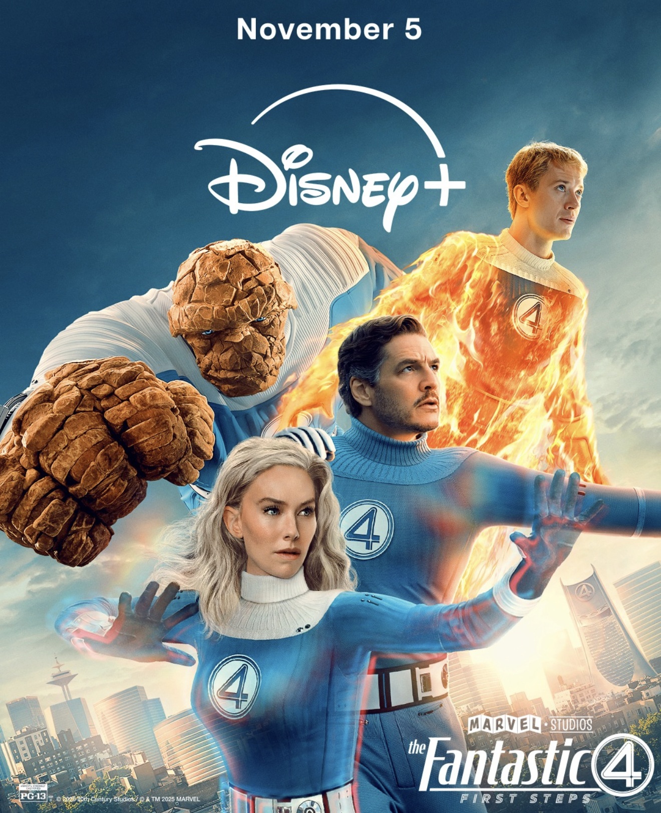 Marvel Studios The Fantastic Four First Steps on Disney+