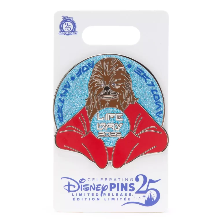 Chewbacca Star Wars Life Day Pin 2025 – Limited Release