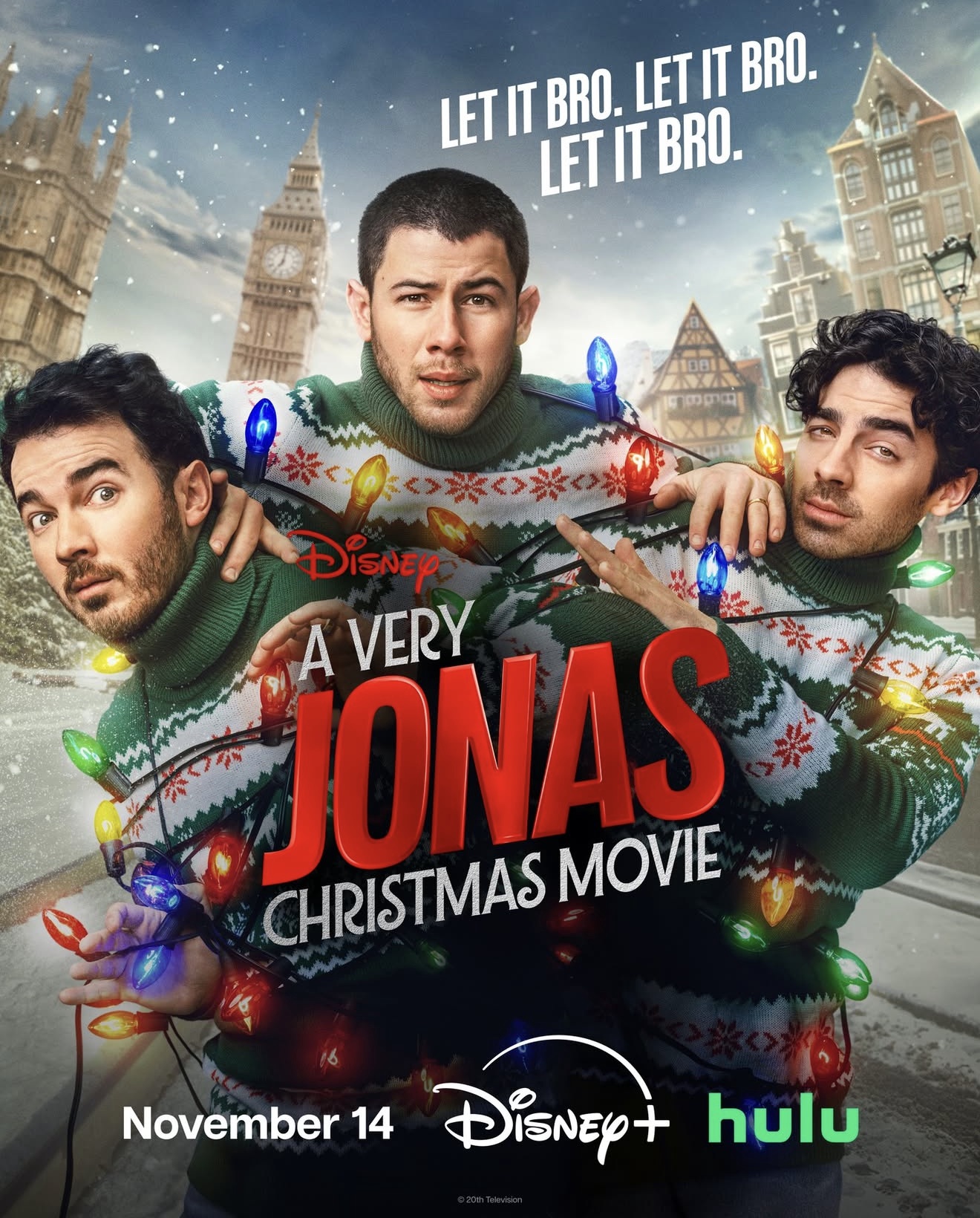 Disney A Very Jonas Christmas Movie Poster