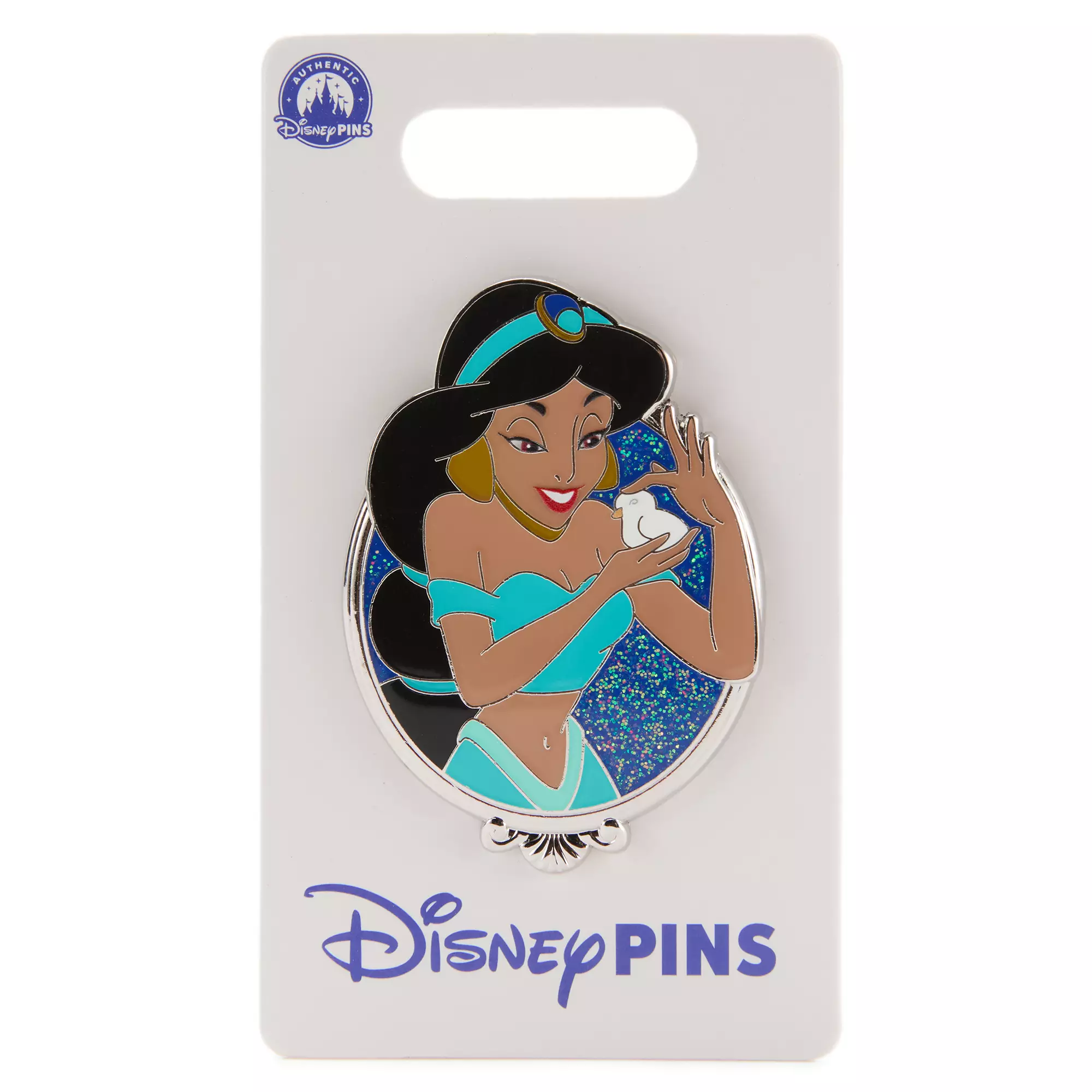 Jasmine and Dove Pin – Aladdin