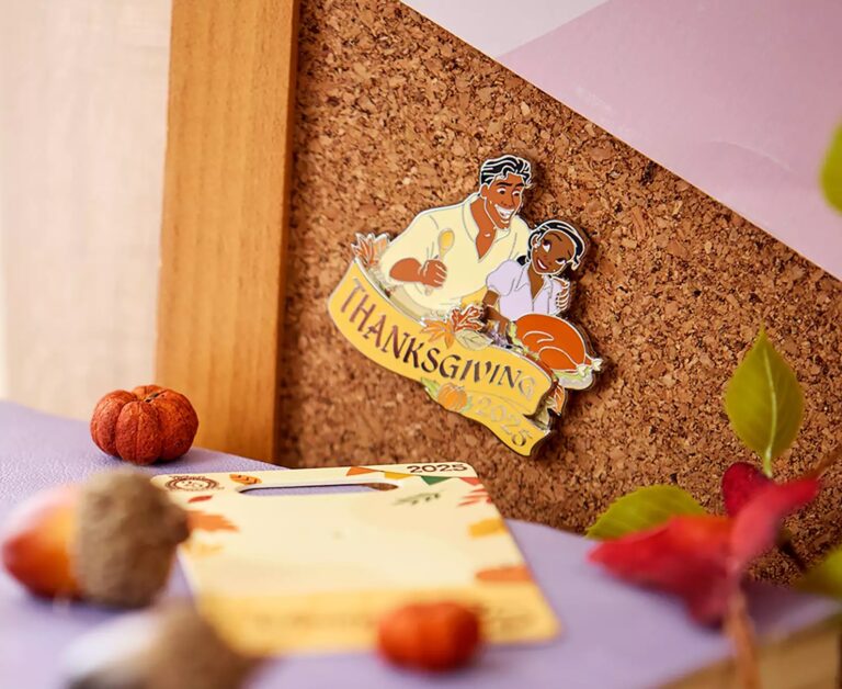 Tiana and Naveen Thanksgiving 2025 Pin – The Princess and the Frog - Hero Image