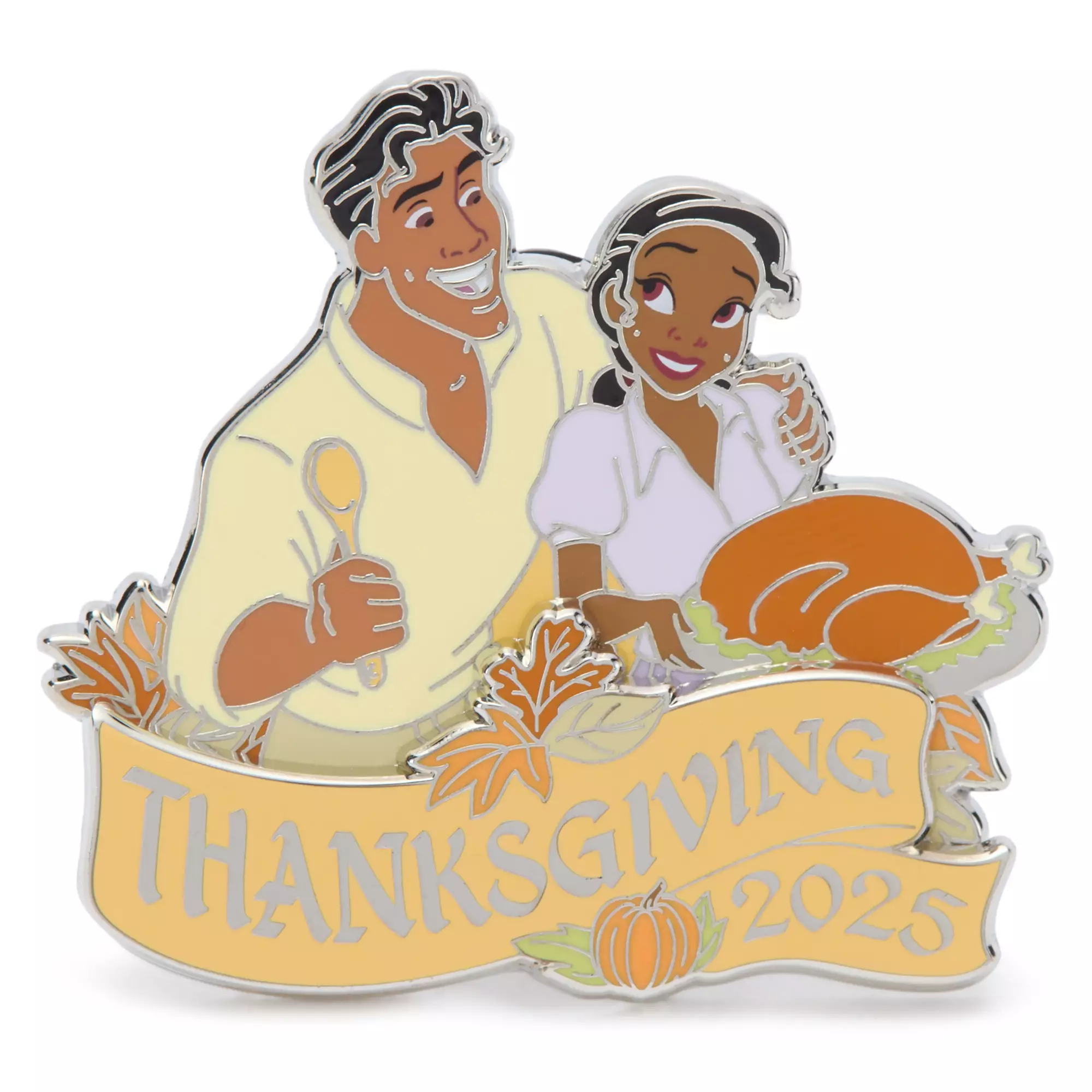 Tiana and Naveen Thanksgiving 2025 Pin – The Princess and the Frog – Limited Release