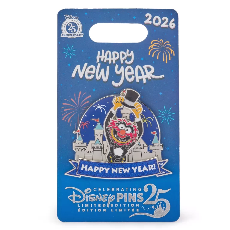 Animal ''Happy New Year 2026'' Pin – The Muppets – Limited Release