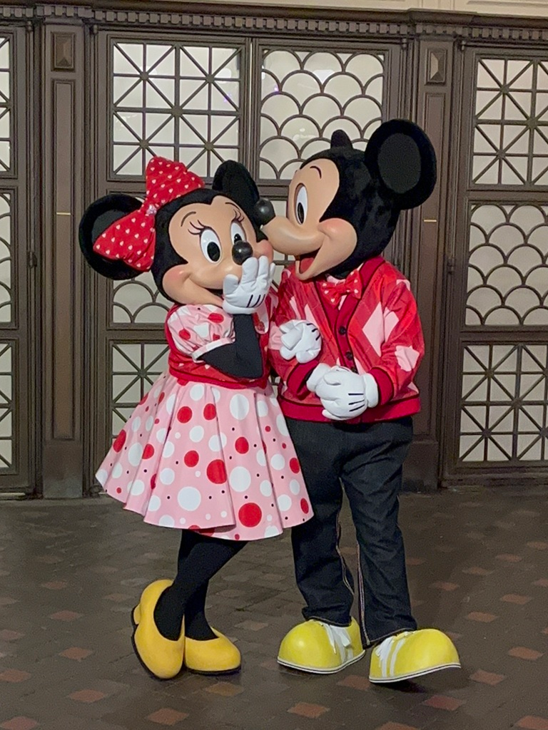 Disneyland Sweethearts Nite Mickey Mouse and Minnie Mouse