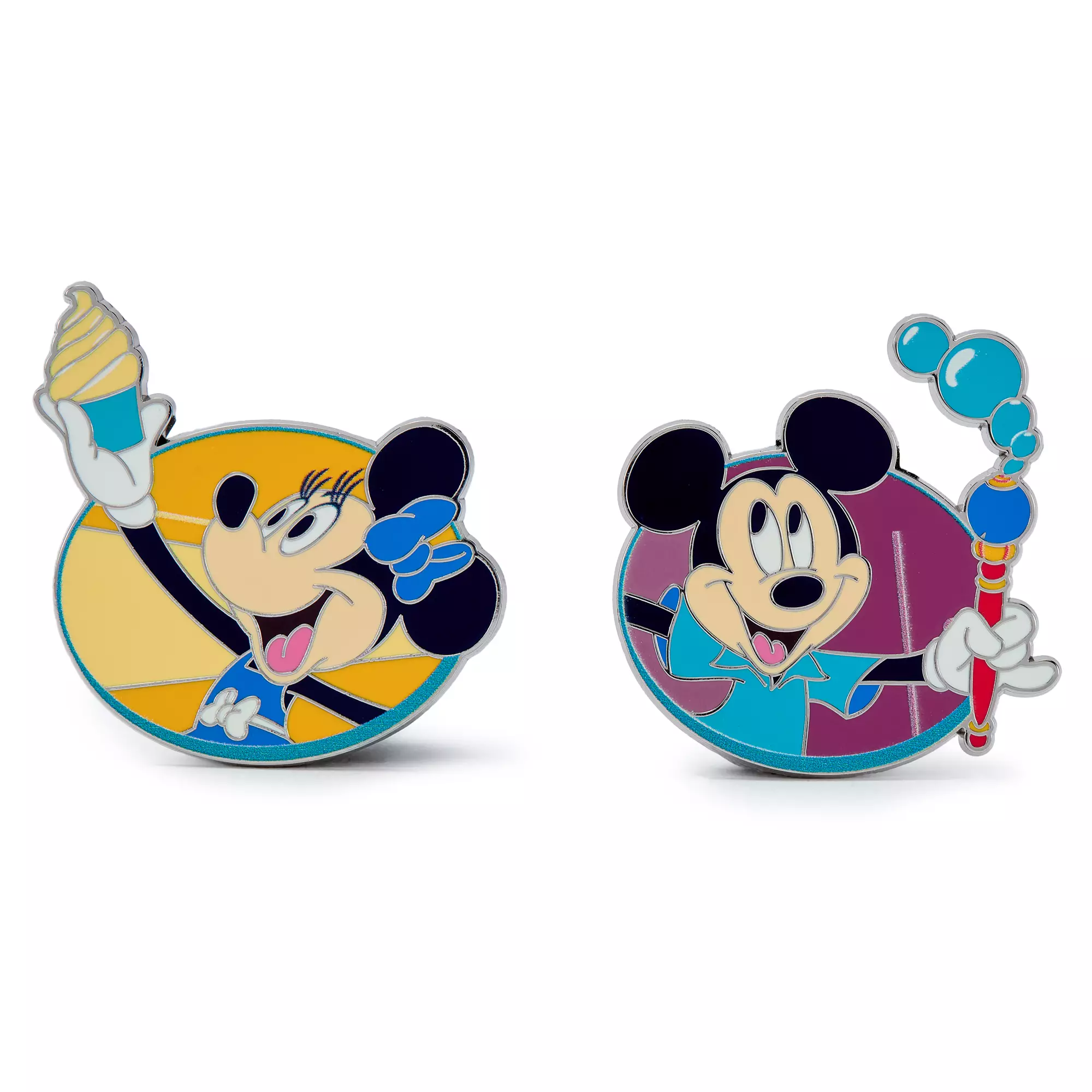 Mickey Mouse and Friends ''Best Day Ever'' Mystery Pin Blind Pack – Disney Parks – 2-Pc