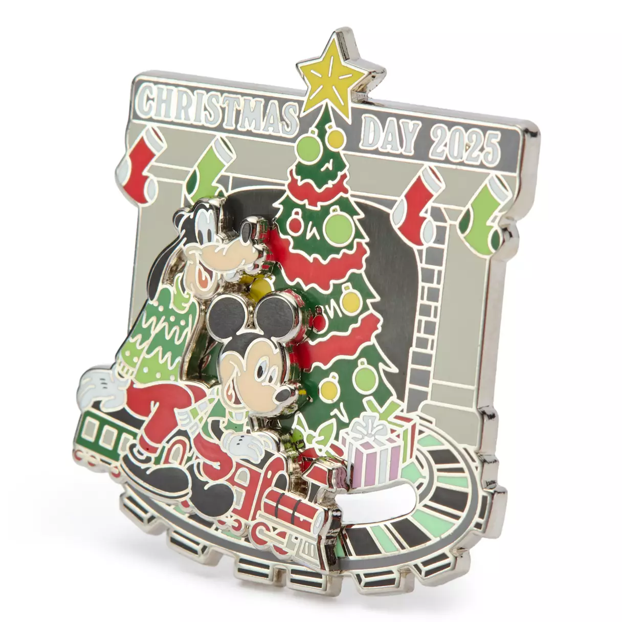 Mickey Mouse and Goofy Christmas Day 2025 Slider Pin – Limited Release Pin
