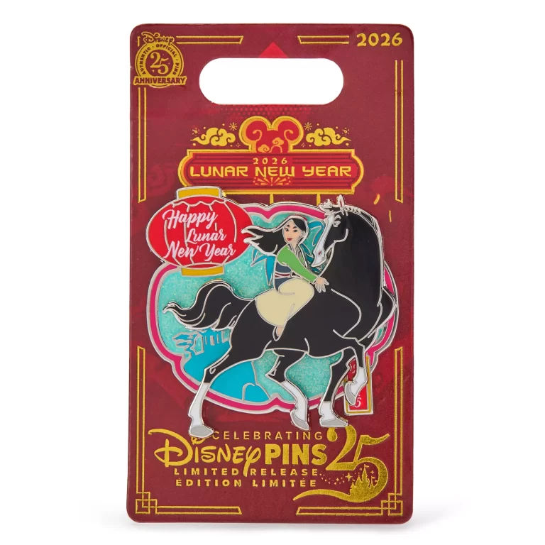 Mulan and Khan Lunar New Year 2026 Pin – Mulan – Limited Release