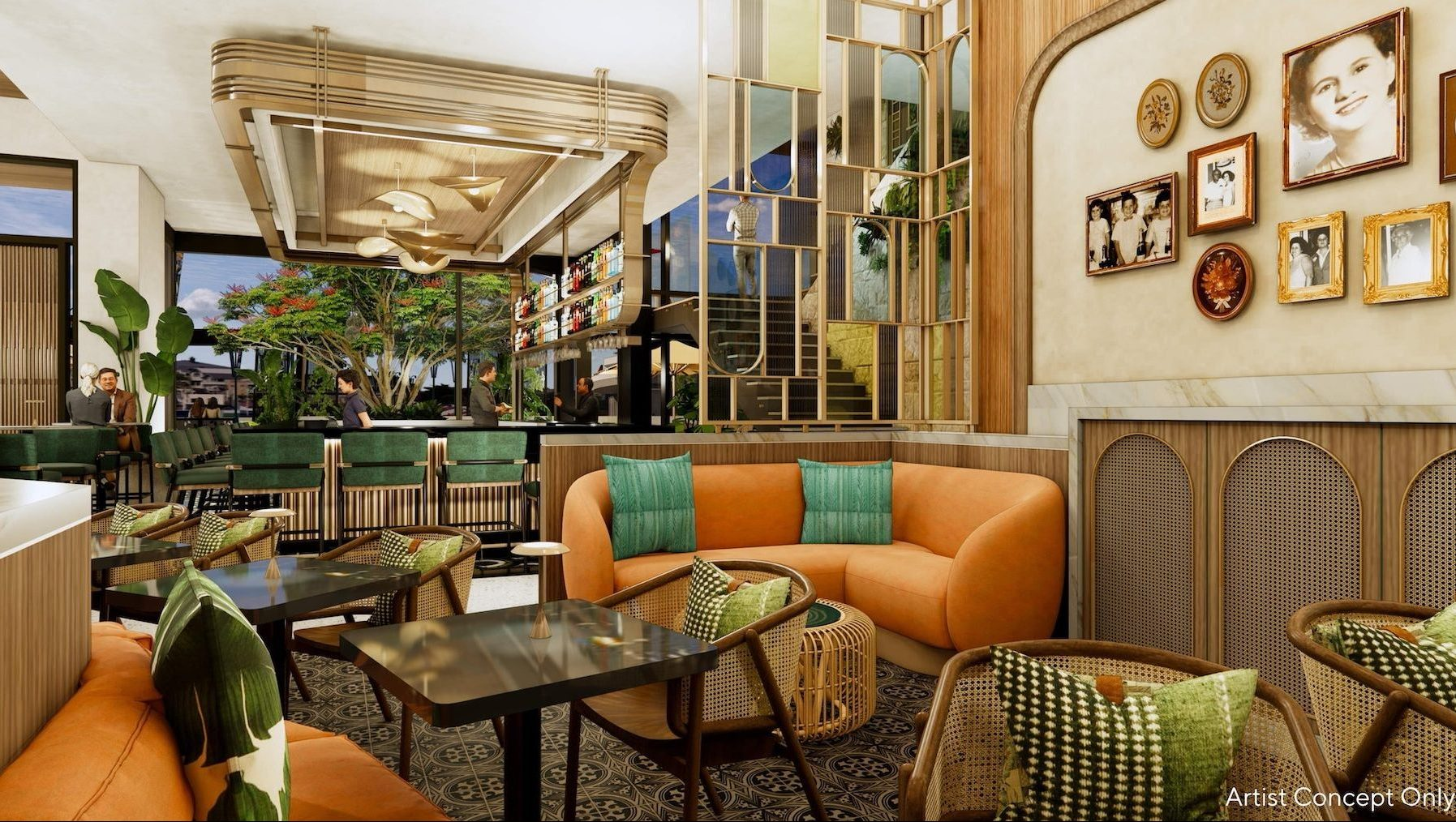 Porto’s Bakery & Cafe Artist Concept - Inside View