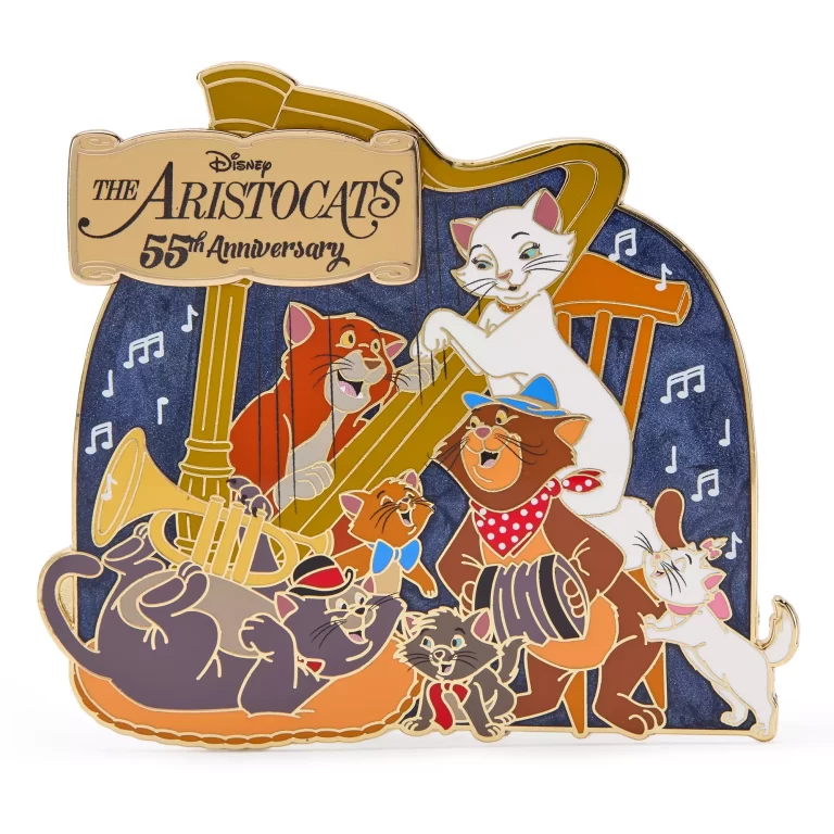 The Aristocats 55th Anniversary Mini Jumbo Pin – Limited Edition