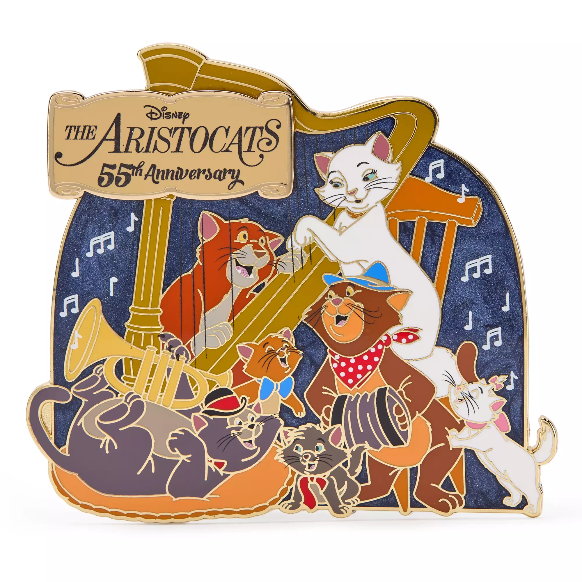 The Aristocats 55th Anniversary Mini Jumbo Pin – Limited Edition