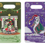 Two new Limited Disney Holiday Pins at Disney Store
