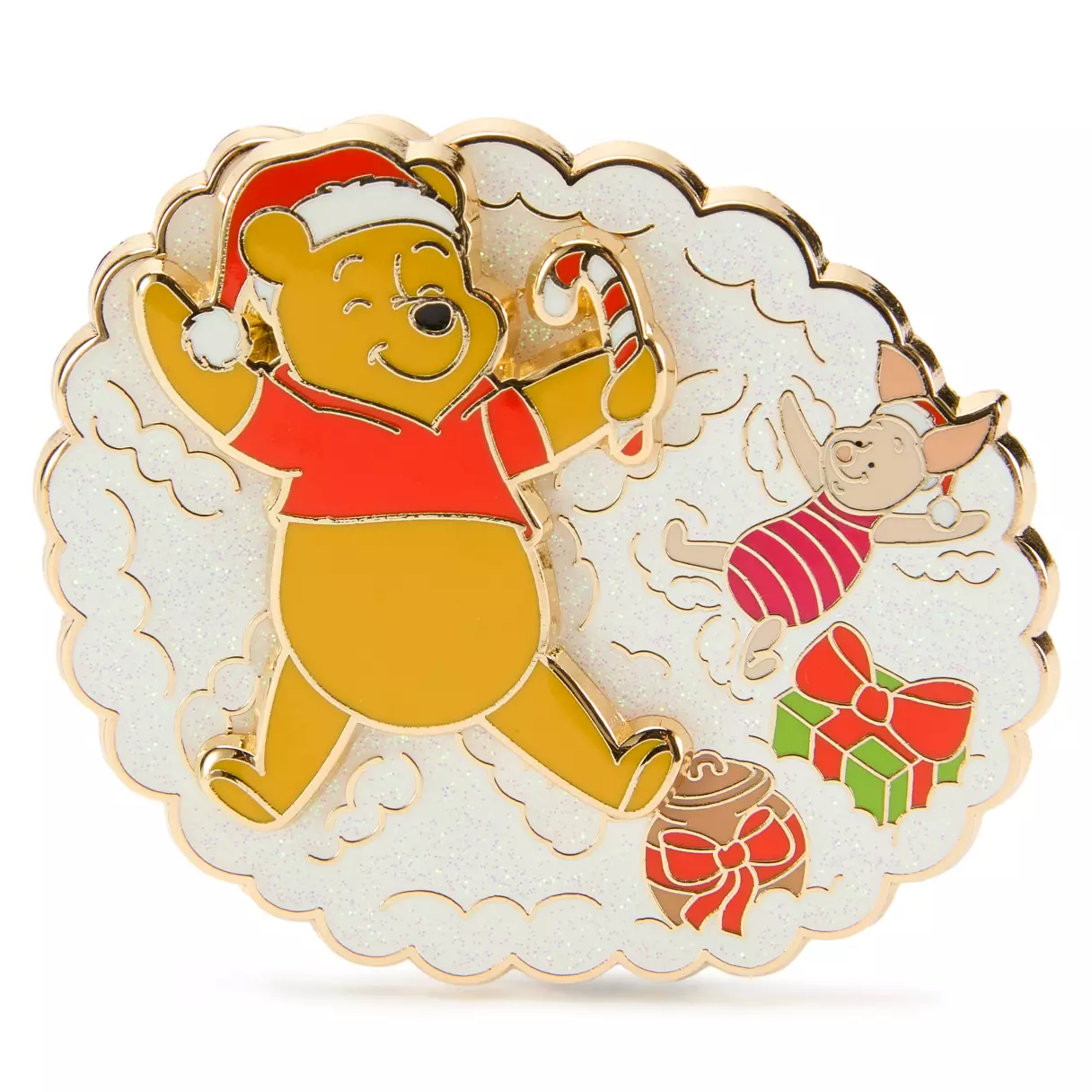 Winnie the Pooh and Piglet Holiday Pin 2025 – Limited Edition Pin