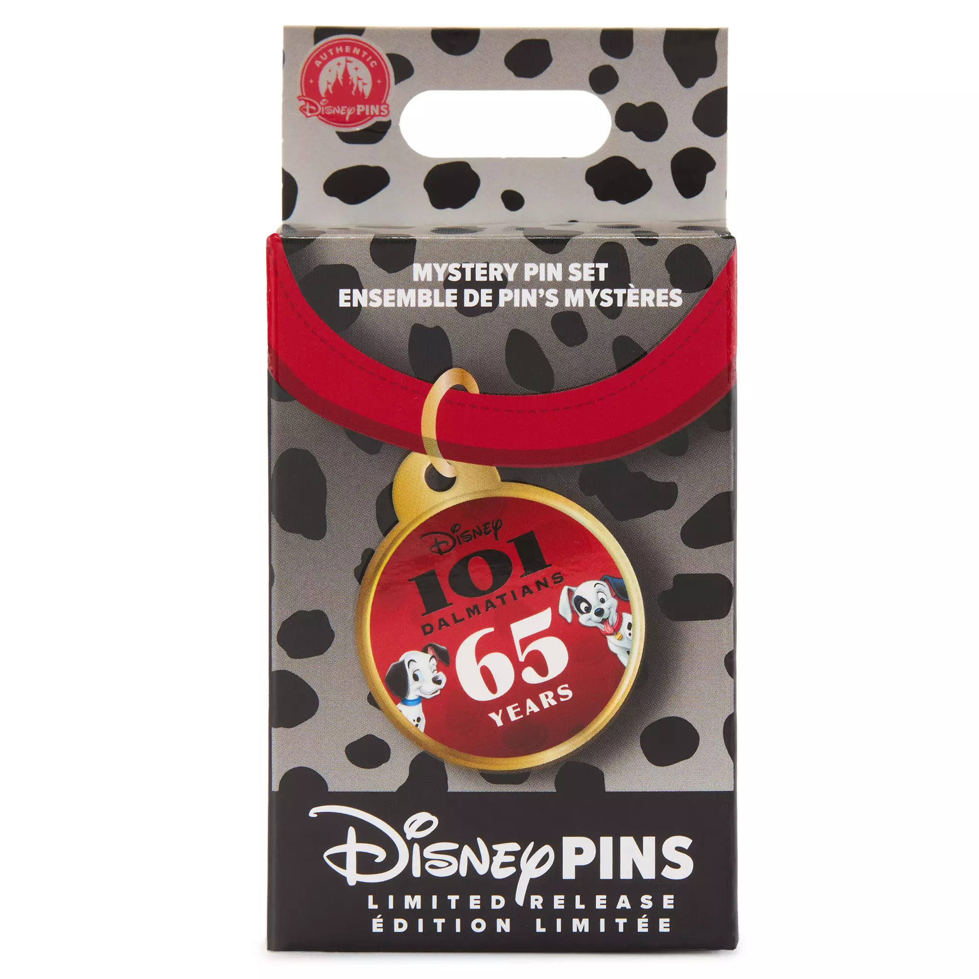 101 Dalmatians 65th Anniversary Mystery Pin Blind Pack – 2-Pc. – Limited Release Box