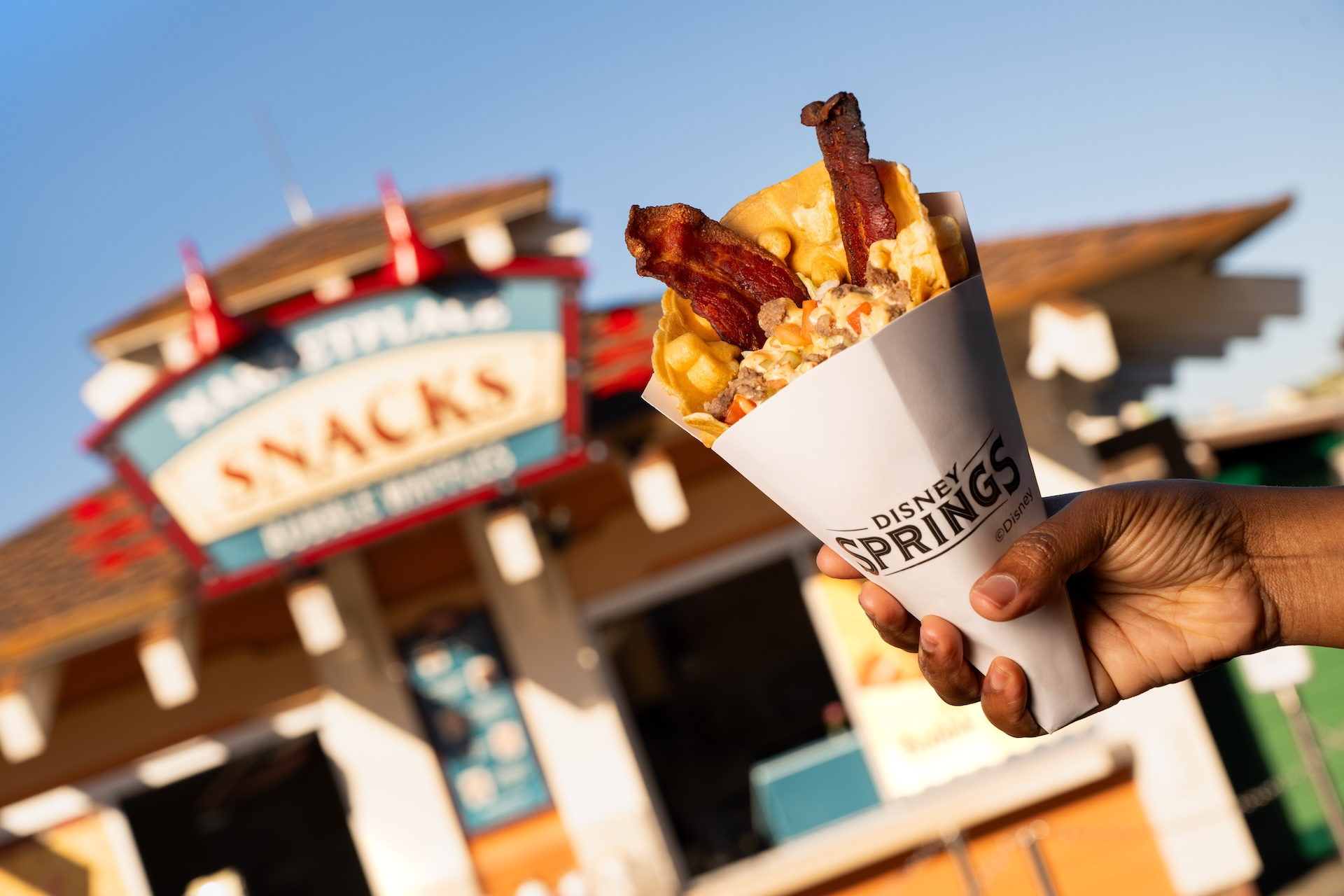 Bacon Cheeseburger Waffle