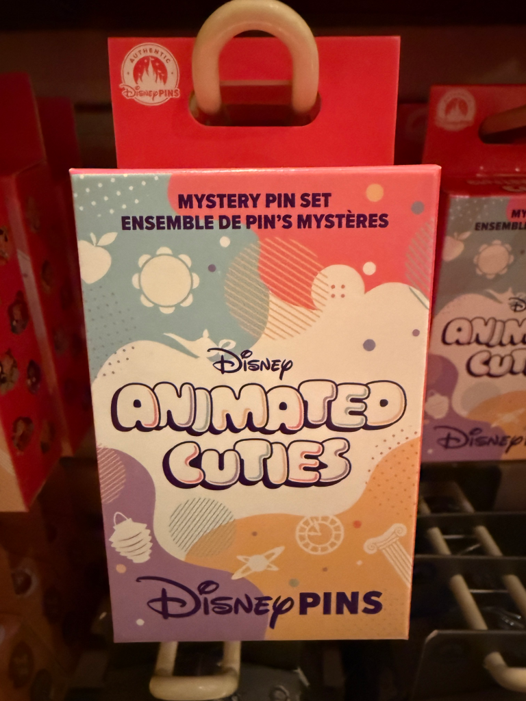 Disney Animated Cuties Mystery Pin Set Box