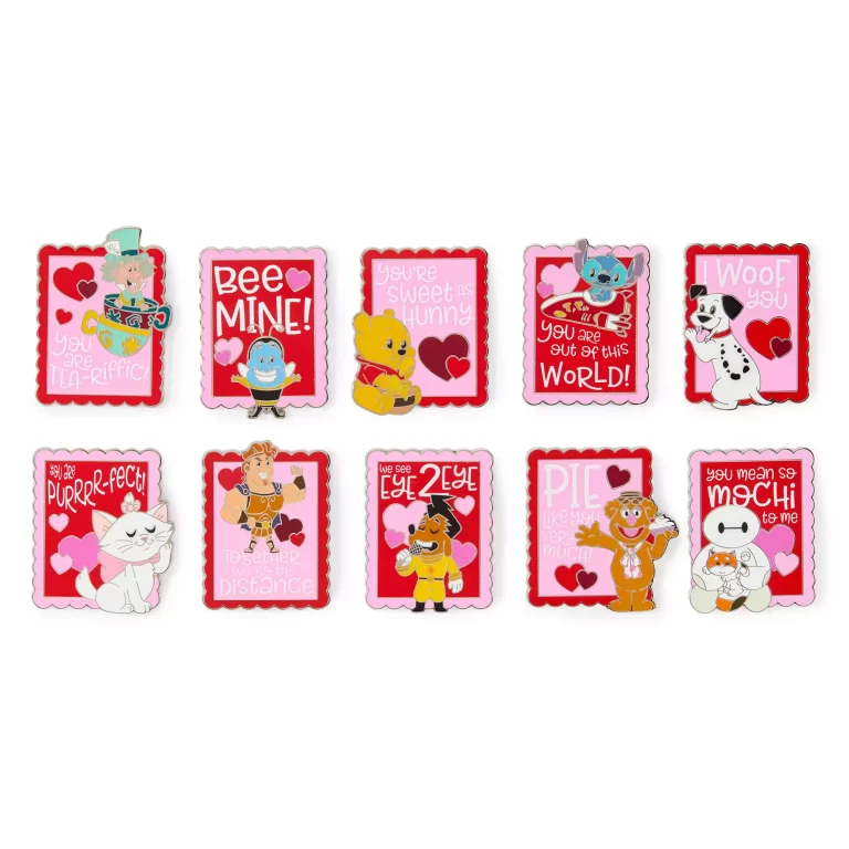 Disney Valentine's Day 2026 Mystery Pin Blind Pack – 2-Pc. – Limited Release Set