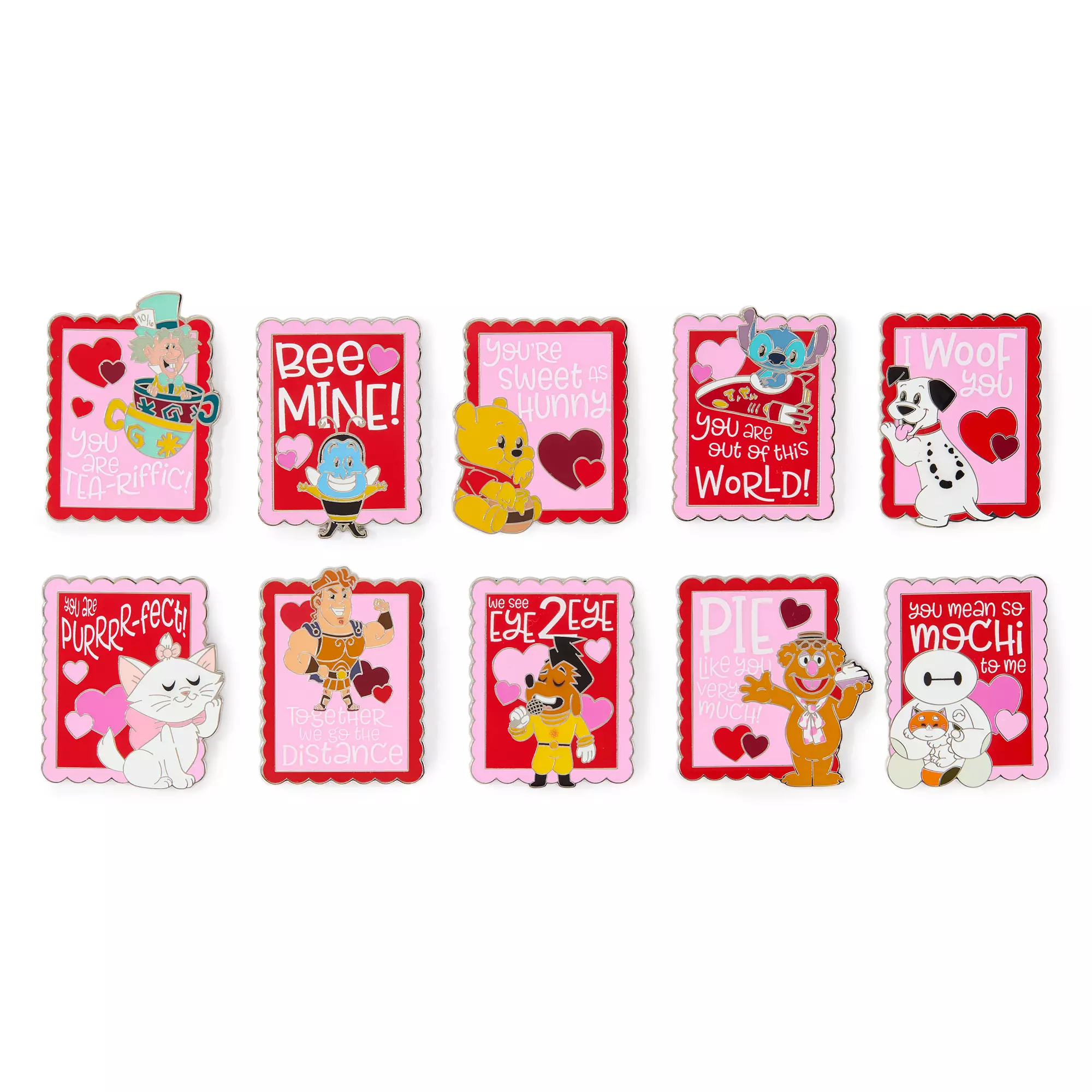 Disney Valentine's Day 2026 Mystery Pin Blind Pack – 2-Pc. – Limited Release Set